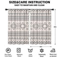 thumbnail image 2 of Blackout Kids Curtains,Geometric Diamond Striped Pattern Childrens Insulated Curtains Set Of 2,Bedroom Essentials,Toddler Room Decor 52x84in(132x213cm), 2 of 5