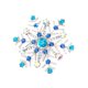thumbnail image 2 of EeaseMX Broche de copo de nieve con diamantes de imitación, broche de copo de nieve para el pecho, broche de aleación delicado para el pecho, 2 of 7