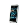 Nokia 5530 XpressMusic - 3G smartphone - microSD slot - LCD display - 2.9" - 640 x 360 pixels - rear camera 3.2 MP - white with blue accents