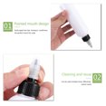thumbnail image 3 of OULII 20pcs Tiny Squeeze Bottles PET Plastic White Refillable for DIY Hair Dyeing, 3 of 8