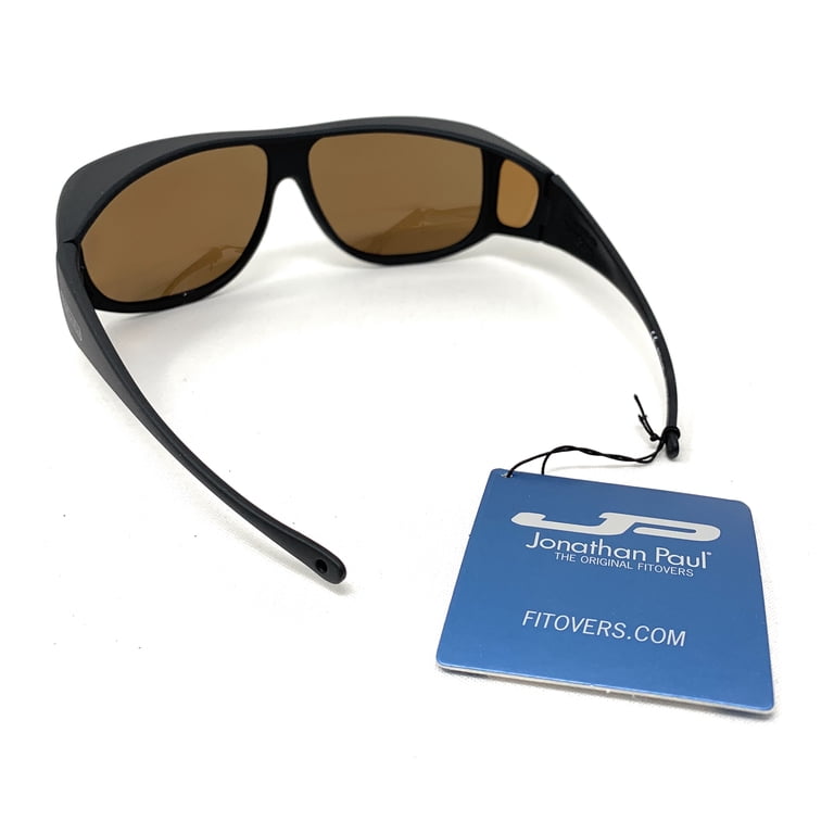 Jonathan Paul X-Large Aviator Fitovers, Matte Black, Polarized