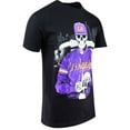 thumbnail image 2 of ShirtBANC Mens LA Basketball Skeleton Shirt Represent The City Keep Hating Tee, 2 of 2