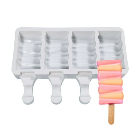 

Ice Cream Mold Reusable Popsicle Maker Ice Lolly Silicone Mold for DIY Popsicle Pudding Jelly Yogurt