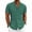 Green,#024, variant on Men's Cotton Linen Henley Shirt Short Sleeve Mandarin Collar 2 Button Placket Regular Fit Casual Summer Beach Tops for Daily Vacation Wear,2XL