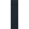 thumbnail image 5 of Ekena Millwork 14"W x 70"H Americraft Four Board (2 Batten) Exterior Real Wood Joined Board-n-Batten Shutters (Per Pair), Starless Night Blue, 5 of 10