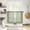 Green, variant on Off White Small Window Curtains for Bedroom 2 Panels Set Short Tier Cafe Curtain Rod Pocket Semi Sheer Linen Textured Boho Farmhouse Window Treatments for Kitchen Bathroom 36 Inch Length Ivory Cream