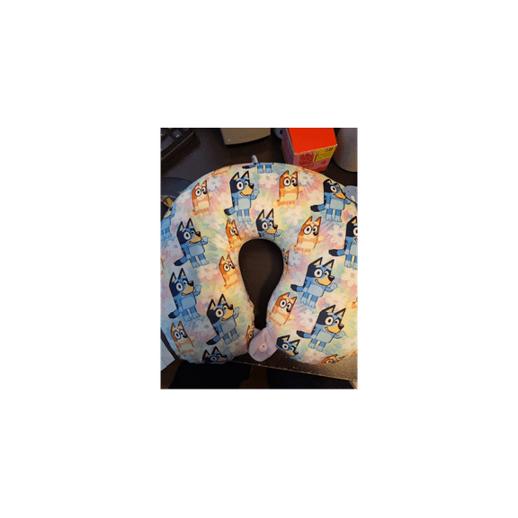 Bluey Travel Neck Pillow With Snap