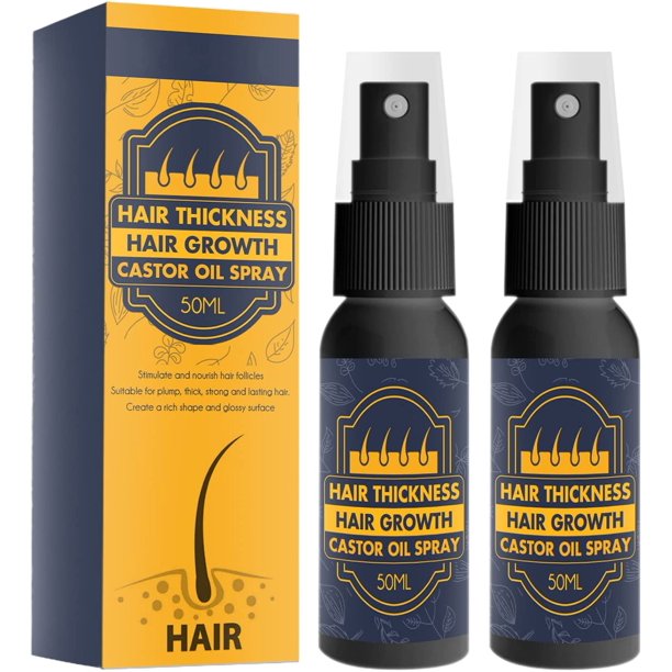Castor Oil Spray For Hair Growth, Regrowth Nourishing Ginger Spray, Hair Growth Spray For Dry