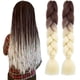 thumbnail image 3 of JM 6 Piezas Trenzas para Trenzas Africanas 24 Pulgada (Marrón Rubio)Trenzas Jumbo Trenzas Trenzas de pelo sintético Ombre Pelo Trenza Jumbo Trenzas sintéticas Trenzas JM JM, 3 of 5