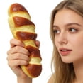 thumbnail image 5 of EGNMCR Home Decor, Room Decor, Wall Decor Simulation Bread Model Fake Shooting Prop Uncompressed Squeezable Slow Window Display Food Decoration Bread Squeeze Toy, 5 of 5