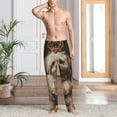 thumbnail image 2 of Balery Regal Dog In Royal Attire Pantalones de pijama para hombre, pijama ultraligero, pantalón de descanso-XX-Large, 2 of 6