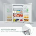 thumbnail image 4 of Costway Compact Refrigerator Single Door 2.5 Cu Ft Fridge w/ Freezer, 4 of 7