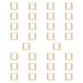 thumbnail image 4 of 30 piezas de puertas de jardín de hadas de madera, decoración de pared para ventanas, sin pintar, madera pintada a mano 5 centímetros, 4 of 8