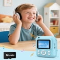 thumbnail image 3 of W & O Handheld Kids Birthday Gift Instant Digital Cameras with 3 Roll Printing Labels, 32GB Memory Card, USB Cable, Blue, 3 of 8