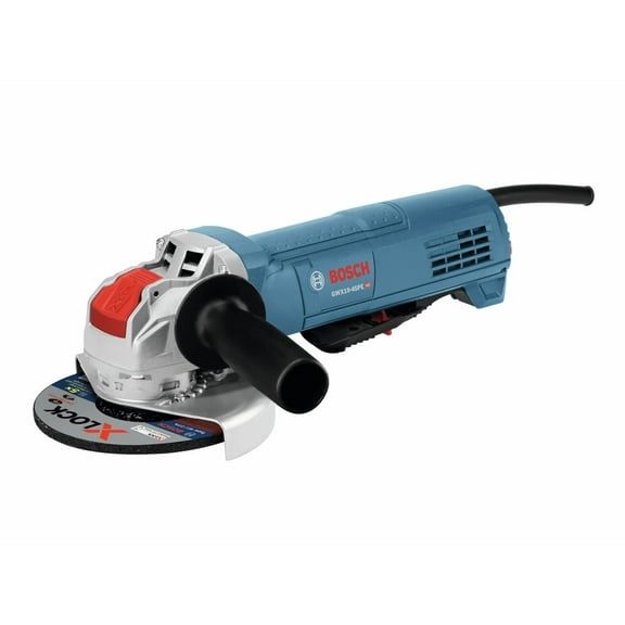 Restored Bosch GWX10-45PE-RT X-LOCK 4-1/2 in. Ergonomic Angle Grinder with Paddle Switch (Refurbished)
