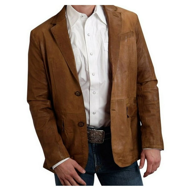 Stetson Western Jacket Mens Suede Leather Brown 11-097-0539-6606 BR ...