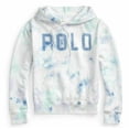 thumbnail image 5 of Polo Ralph Lauren Women's Pastel Paint Hand Detailed Tie Dye Hoodie Pockets M, 5 of 6