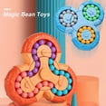 thumbnail image 4 of Cubo de frijol mágico giratorio para niños, rompecabezas para la yema del dedo, juego educativo creativo, Fidget Spinners, alivio del estrés, juguetes para niños, 4 of 4