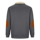 thumbnail image 3 of Sudadera sin capucha para hombre, informal, a la moda, con cuello alto, estampado, cremallera, jersey de manga larga, blusa de poliéster para hombre, 3 of 6