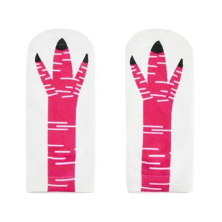 

Novelty Funny Socks Crazy 3D Chicken Feet Printed Socks Ankle-Length Turkey Socks Gifts for Women Men