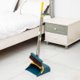 thumbnail image 1 of Juego de escoba y recogedor, artículos de limpieza para el hogar, juego combinado de escoba y recogedor con mango de acero inoxidable para la oficina en casa., 1 of 7