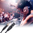 thumbnail image 6 of 1/4" TRS to XLR Female Cable, 6.35mm TRS Male to 3pin XLR Microphone Cable for Speakers, 3.3ft, Black, 6 of 6