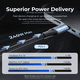 thumbnail image 5 of Cables Vention USB-C a USB-C 2 Metros 240W 5A Carga Ultra Rápida Nylon Trenzado Reforzado KIT 2 PIEZAS para MacBook Pro, iPad y Laptops Gaming, 5 of 5