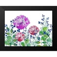 thumbnail image 2 of Boho Hue Studio 18x15 Black Modern Framed Museum Art Print Titled - Floral field, 2 of 5