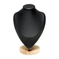 thumbnail image 4 of Soporte de exhibición de collar Zulema busto de exhibición de collar Negro M, 4 of 7