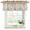 Beige Light Pink, variant on 2 Pack Valances for Window, Spring Floral Short Curtains for Kitchen Bedroom Living Room, Watercolor Roses Eucalyptus Leaves Botanical Rod Pocket Small Window Treatment Valance Drapes 42 x 12 Inch