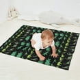 thumbnail image 2 of Green Dinosaurs MultiShapes Pattern Blanket,Comfortable Soft Flannel Throw Blanket,All Season,Warm Lightweight Blankets for Sofa Bed Couch Living Room Chair,30"x40", 2 of 4