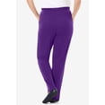 thumbnail image 3 of Woman Within Plus Size Petite 7-Day Straight-Leg Elastic-Waist Stretchy Knit Pant, 3 of 6