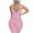 Pink, variant on Fesfesfes Spring Dresses for Women Low Cut Tank Dress Deep V-Neck Sleeveless Ribbed Party Bodycon Dress