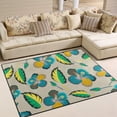 thumbnail image 6 of SKYSONIC Area Rug Pad Tropical Hibiscus Buds Nursery Rugs Floor Mat for Kids Playing Room Living Room Bedroom, 63 x 48 inch, 6 of 6