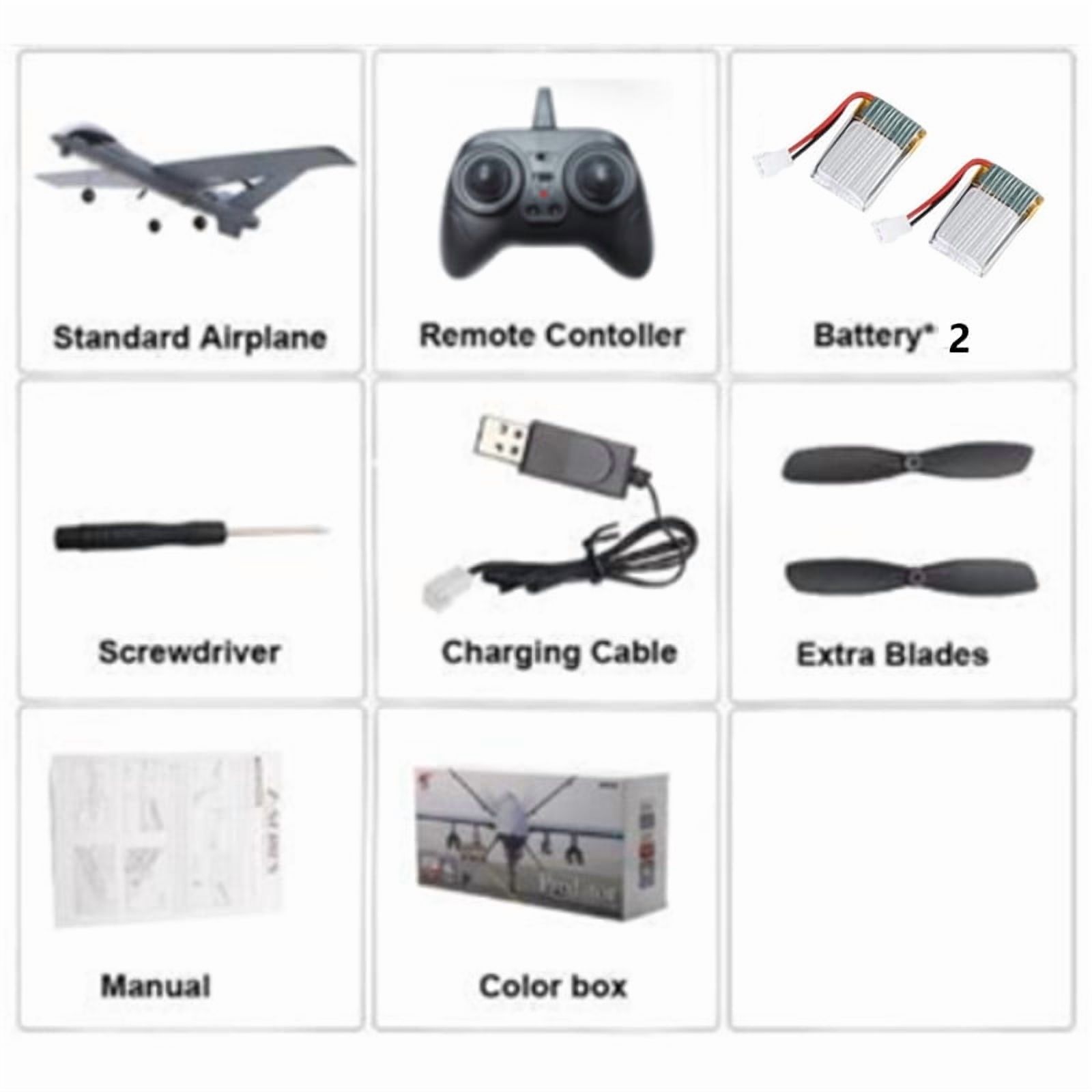 RC Plane Z55 2.4Ghz 3CH Hand Throwing Foam Aircraft With LED Light RC Gilder Airplane Toys