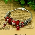 thumbnail image 1 of Murano and Swarovski Crystal Christmas Bracelet, 1 of 4