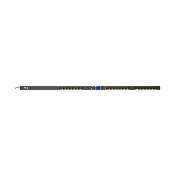 Eaton Managed rack PDU, 0U, 5-20P, L5-20P input, 1.92 kW max, 120V, 16A, 10 ft cord, Black, Single-phase