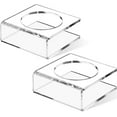 thumbnail image 1 of ShenMo 2 Pieces Acrylic U Shaped Ball Racks Basketball Ball Stand Transparent Pedestal Football Display Racks for Volleyball Bowling Ball Display, 1 of 5