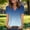 Navy, variant on Oplxuo Womens T Shirts V Neck Buttons Down Tops Casual Summer Tees Short Sleeve Loose Fit Tops Blouses
