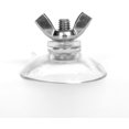 thumbnail image 1 of M6 Strong Transparent Screw Suction Cup Hook 5 piece/pack (6-WING NUT), 1 of 3
