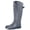 Navy Glitter, variant on Waterproof Glitter Rain Boots for Women Mid Calf Garden Outdoor Mud Shoes (8 B(M) US)