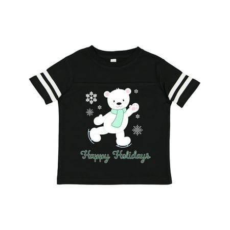 

Inktastic Happy Holiday Polar Bear Gift Toddler Boy or Toddler Girl T-Shirt