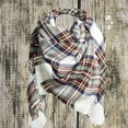 thumbnail image 2 of Women Blanket Scarf Frayed Edge Fashion Winter Fall Lightweight Flannel Scarves, 2 of 4