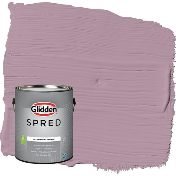Glidden Spred Ashberry / Purple Eggshell Interior Paint with Primer, 1 Gallon