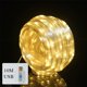 thumbnail image 1 of Guirnalda de luces LED de 10 m con control remoto, funciona con pilas, para Navidad, exteriores, bodas, fiestas, vacaciones, 1 of 5