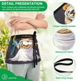 thumbnail image 4 of Yayeee Waist Apron with Pockets for Cooking Waterproof Half Server Aprons, Yellow Halloween Dog, 4 of 7