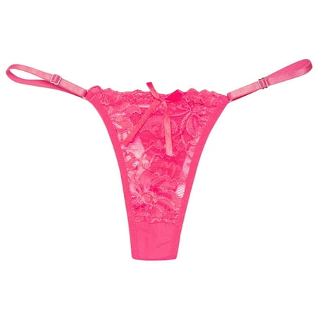 IUJSOY Lace Sexy Thongs Women s Embroidery Panties Transparent Low Rise Underwear Panty for Women