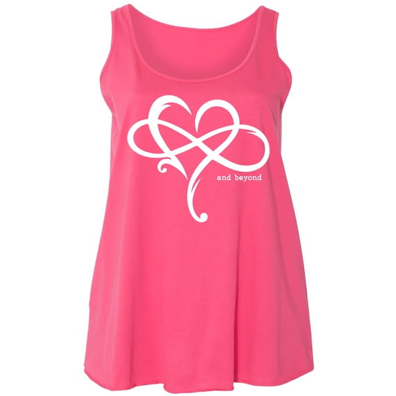 Heart Infinity and Beyond Womens Tank Top