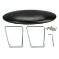 thumbnail image 1 of Almohada de mano para decoración de uñas de cuero PU de microfibra, cojín lavable para reposabrazos y manos para salón de uñas, color negro, 1 of 8
