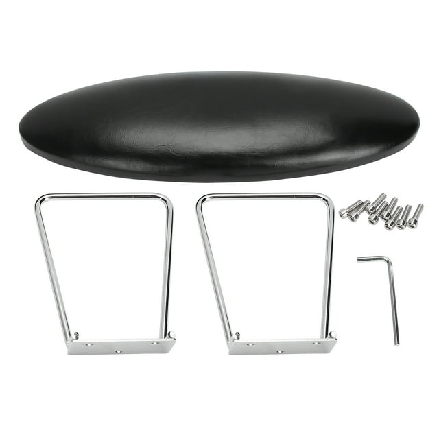 Almohada de mano para decoración de uñas de cuero PU de microfibra, cojín lavable para reposabrazos y manos para salón de uñas, color negro